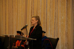 Dr. Lynne Baldwin at May 2013 IS&T Commencement Ceremony